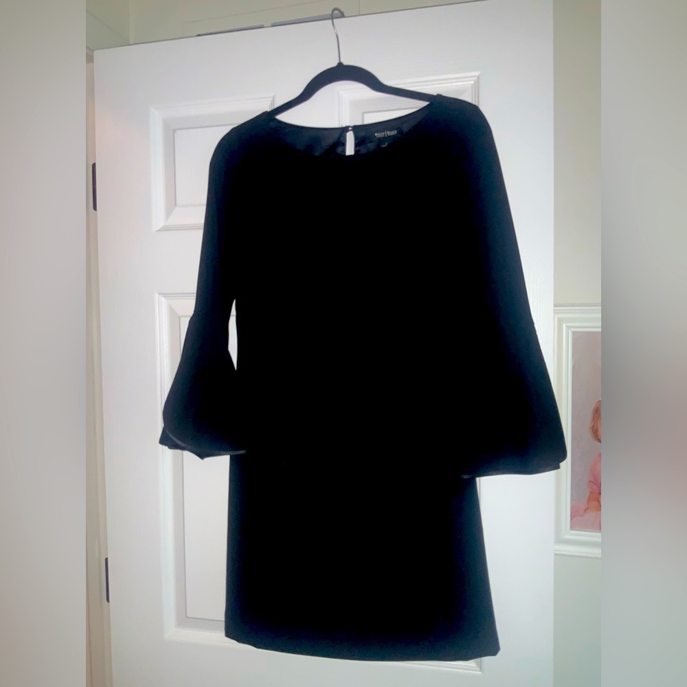 Gorgeous WHBM LBD.  Size 0. Beautiful detailed sleeves